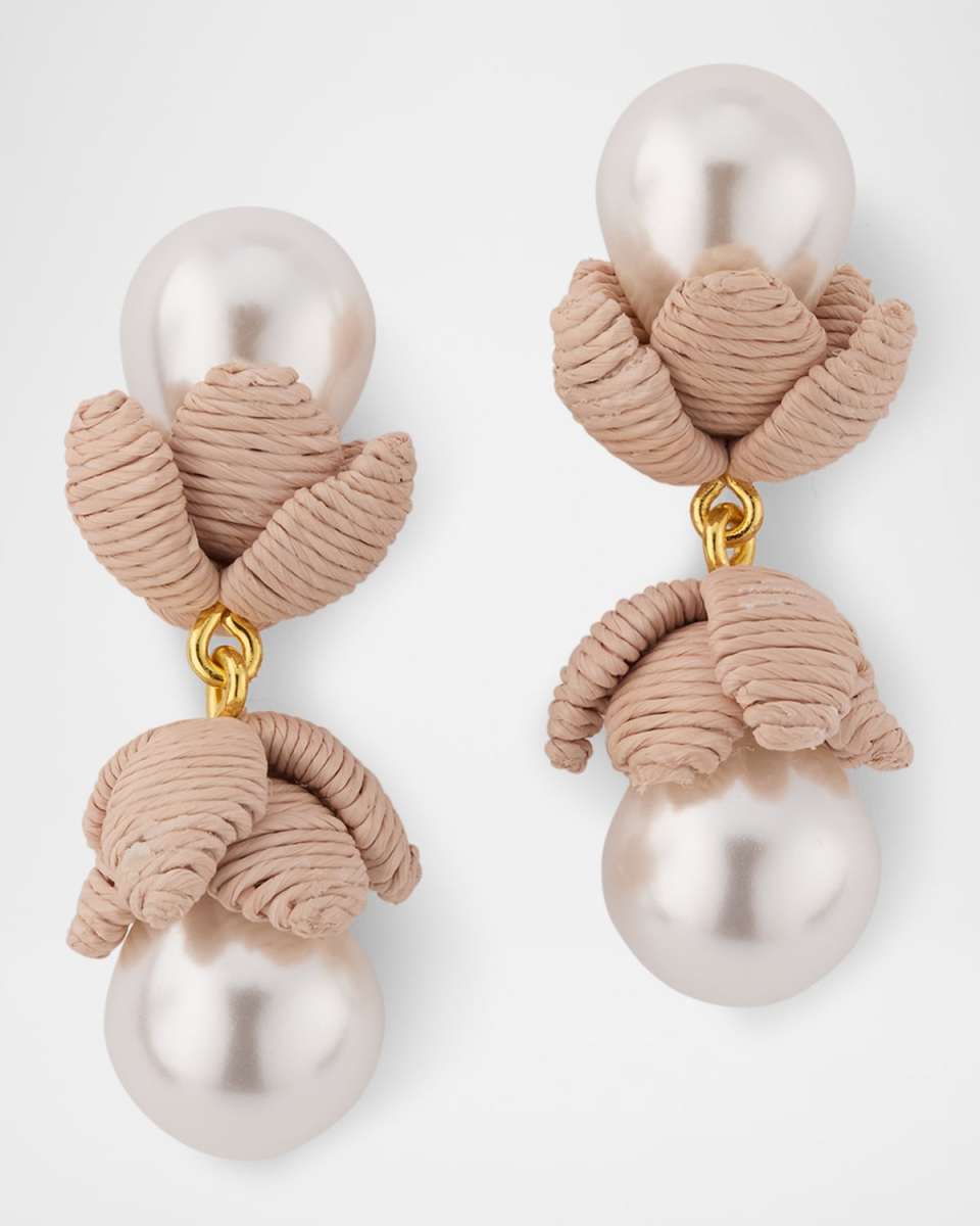 Pearly Droplet Earrings